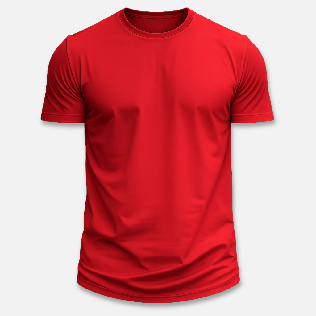 Classic Style T-Shirt with Round Neckline for Men