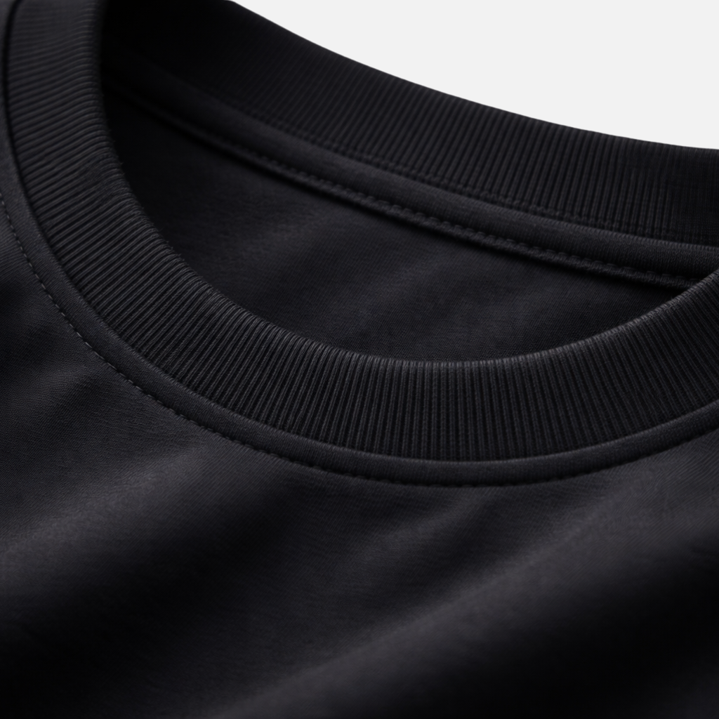Classic Style T-Shirt with Round Neckline for Men