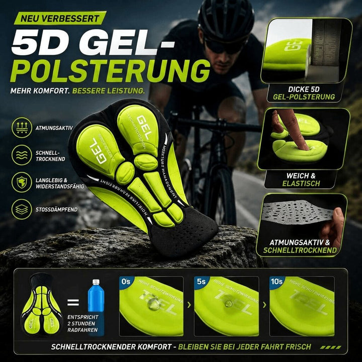 Comfortable Cycling Shorts – With 5D Gel Padding for Long Rides 5