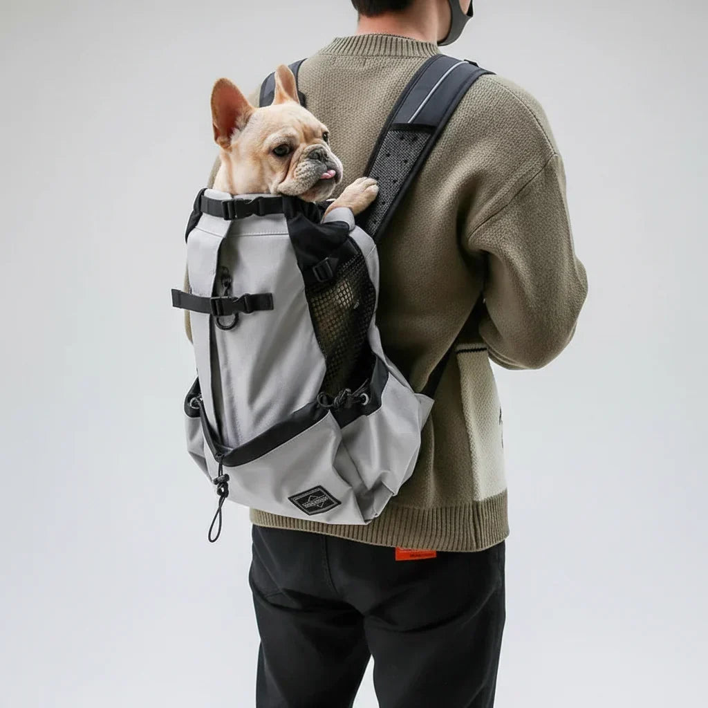 Comfortable Dog Carrier Backpack – Ergonomic Transport with Breathable Design and Four Sizes Available 3