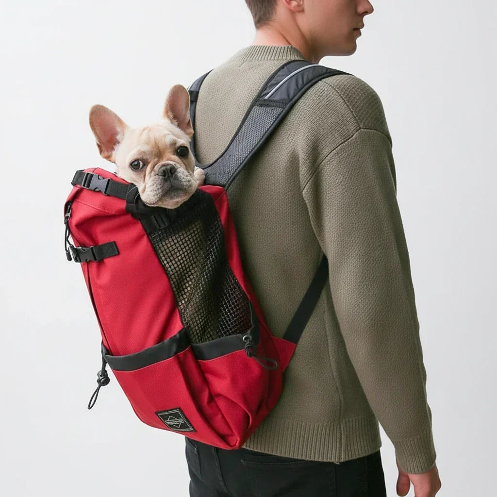Comfortable Dog Carrier Backpack – Ergonomic Transport with Breathable Design and Four Sizes Available 6
