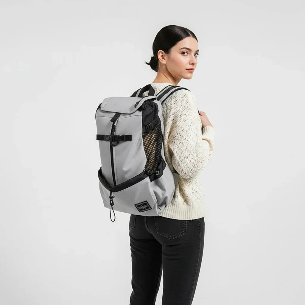 Comfortable Dog Carrier Backpack – Ergonomic Transport with Breathable Design and Four Sizes Available 7
