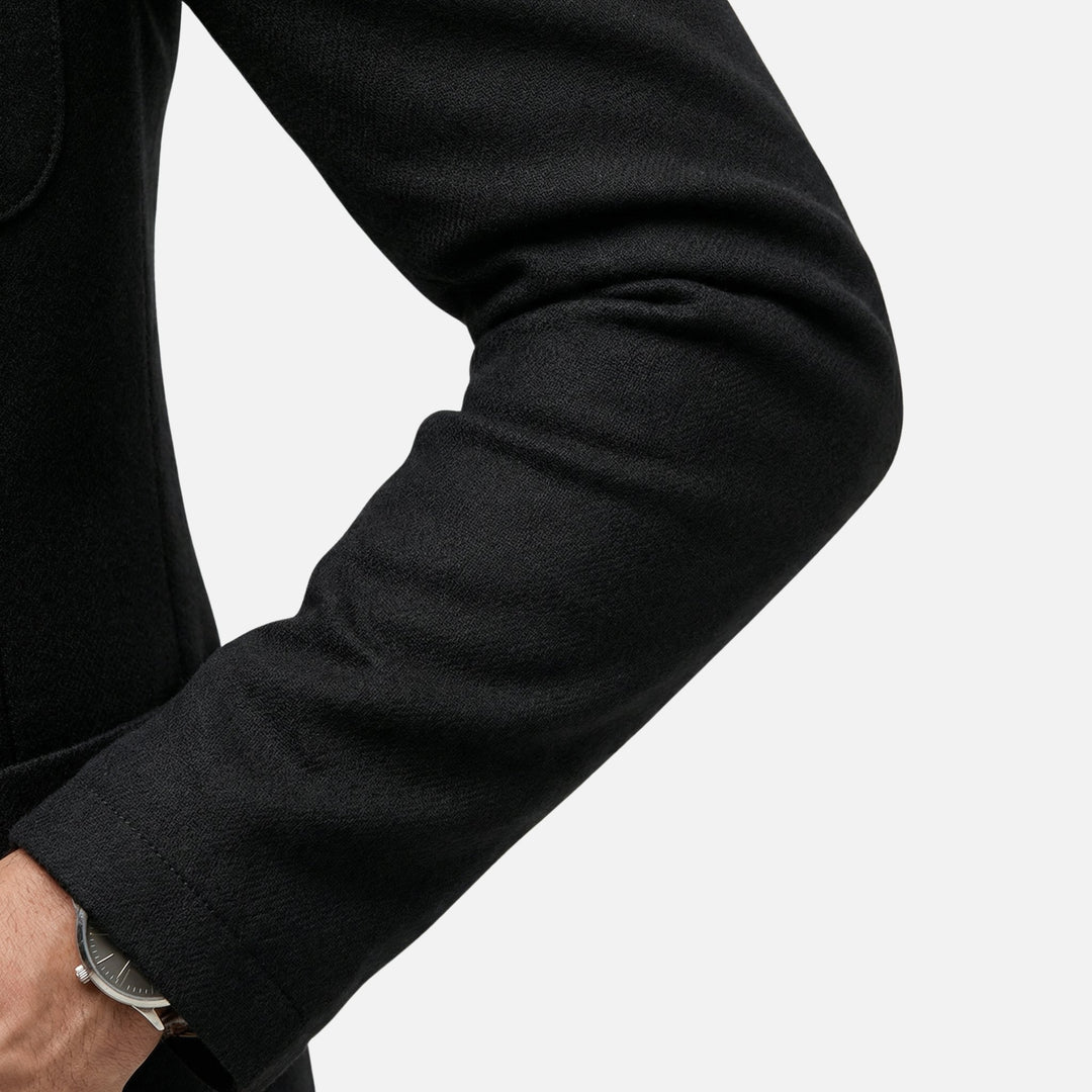 Comfortable Knit Blazer with Single Pocket for Men