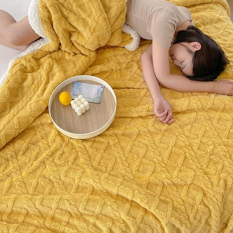 Comfortable Weighted Blanket – For Relaxed Sleep with Soft Sherpa-Cover 4