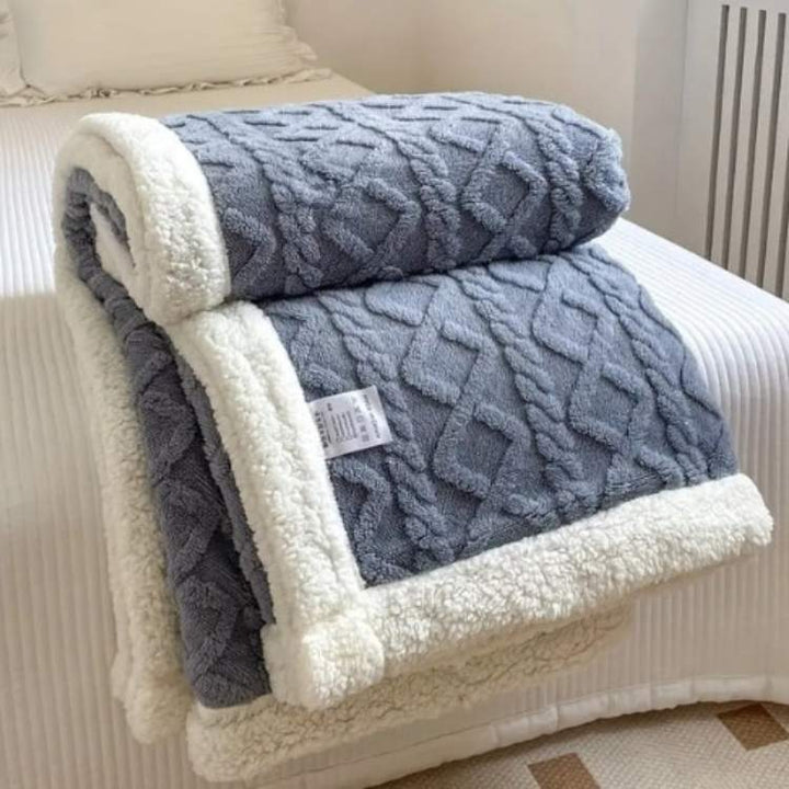 Comfortable Weighted Blanket – For Relaxed Sleep with Soft Sherpa-Cover 7