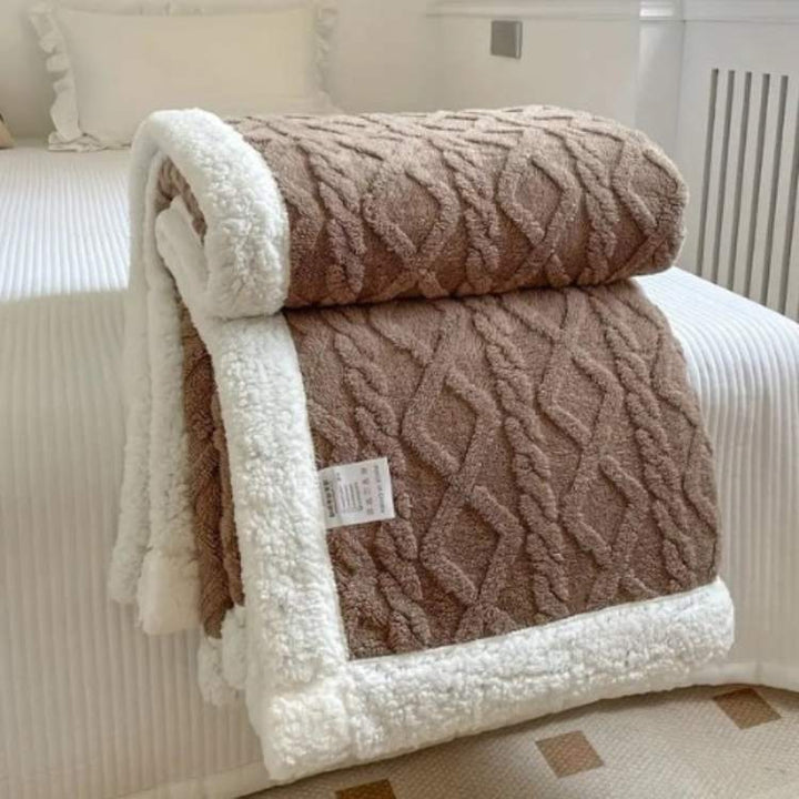 Comfortable Weighted Blanket – For Relaxed Sleep with Soft Sherpa-Cover 8