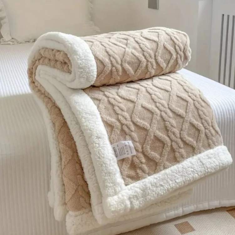 Comfortable Weighted Blanket – For Relaxed Sleep with Soft Sherpa-Cover 9