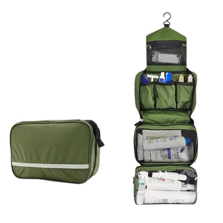 Compact Hanging Toiletry Bag – Organized and Space-Saving for Travel 4