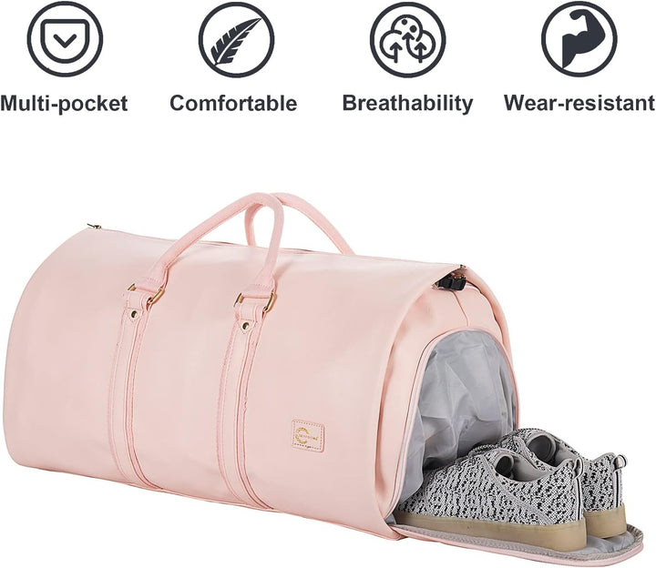Convertible Bag Travel Bag – PU Leather 15