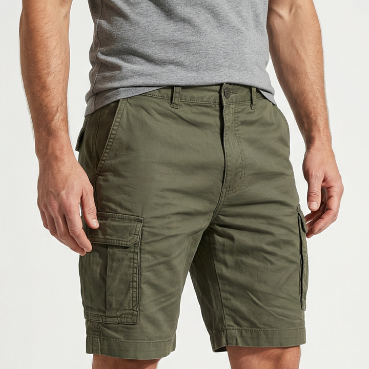 Cotton_Cargo_Shorts_with_Multi_Pocket_Design_for_Men_4