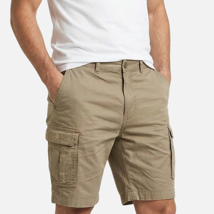 Cotton_Cargo_Shorts_with_Multi_Pocket_Design_for_Men_3