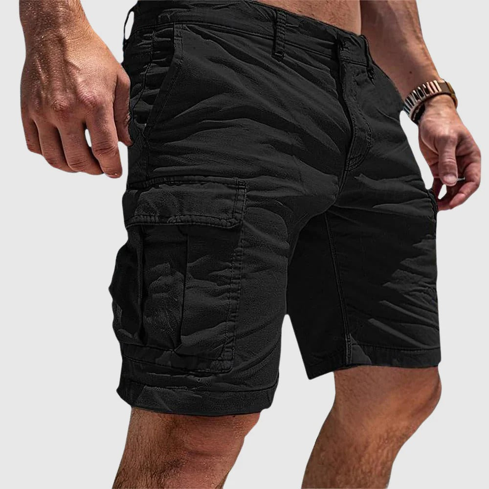 Cotton_Cargo_Shorts_with_Multi_Pocket_Design_for_Men_2