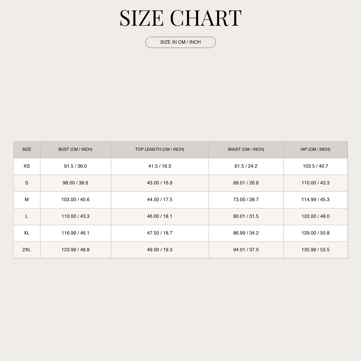 Women's Satin Jumpsuit – Cowl Neck Wide-Leg Summer size chart