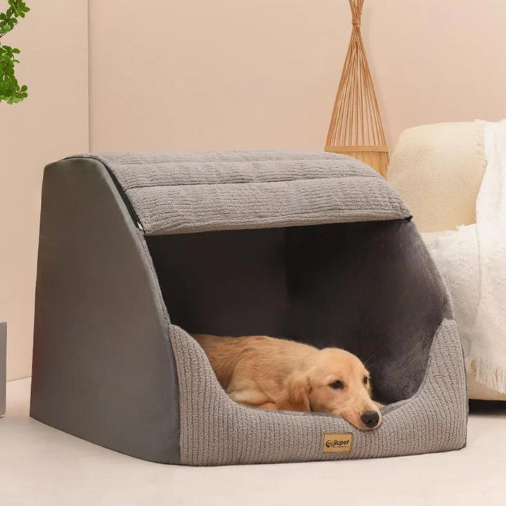 Cozy Dog Bed – Enclosed Retreat for Medium and Large Dogs with Warm Comfort 3