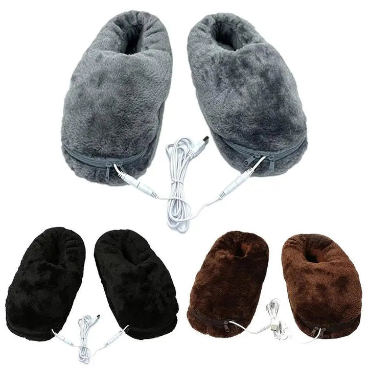 Cozy Heatable Slippers – USB Powered with Plush Lining 3