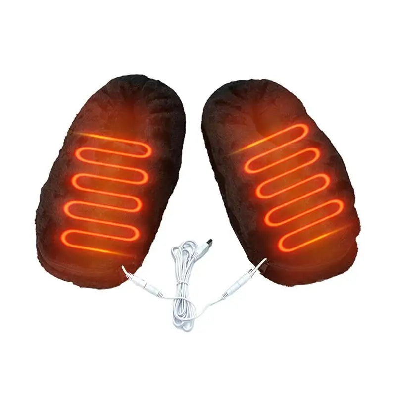Cozy Heatable Slippers – USB Powered with Plush Lining 5