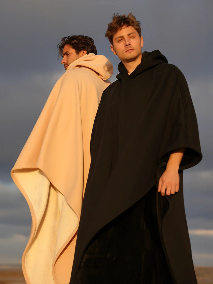Cozy Hooded Poncho – With Soft Teddy Lining 3