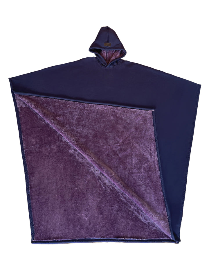 Cozy Hooded Poncho – With Soft Teddy Lining 7