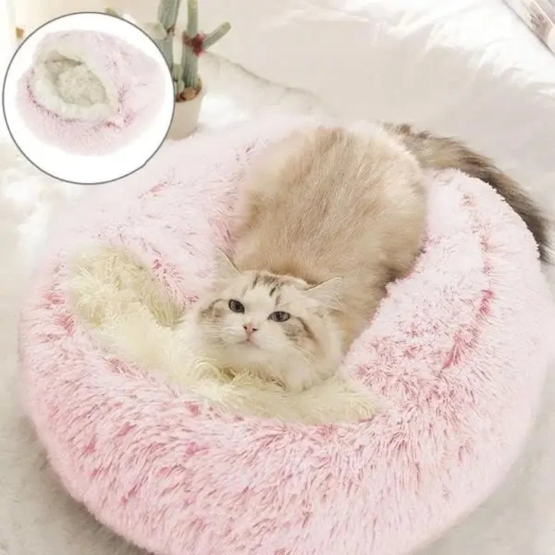 Cozy Pet Bed for Winter – Cuddle Cave Design with Warming Filling 10