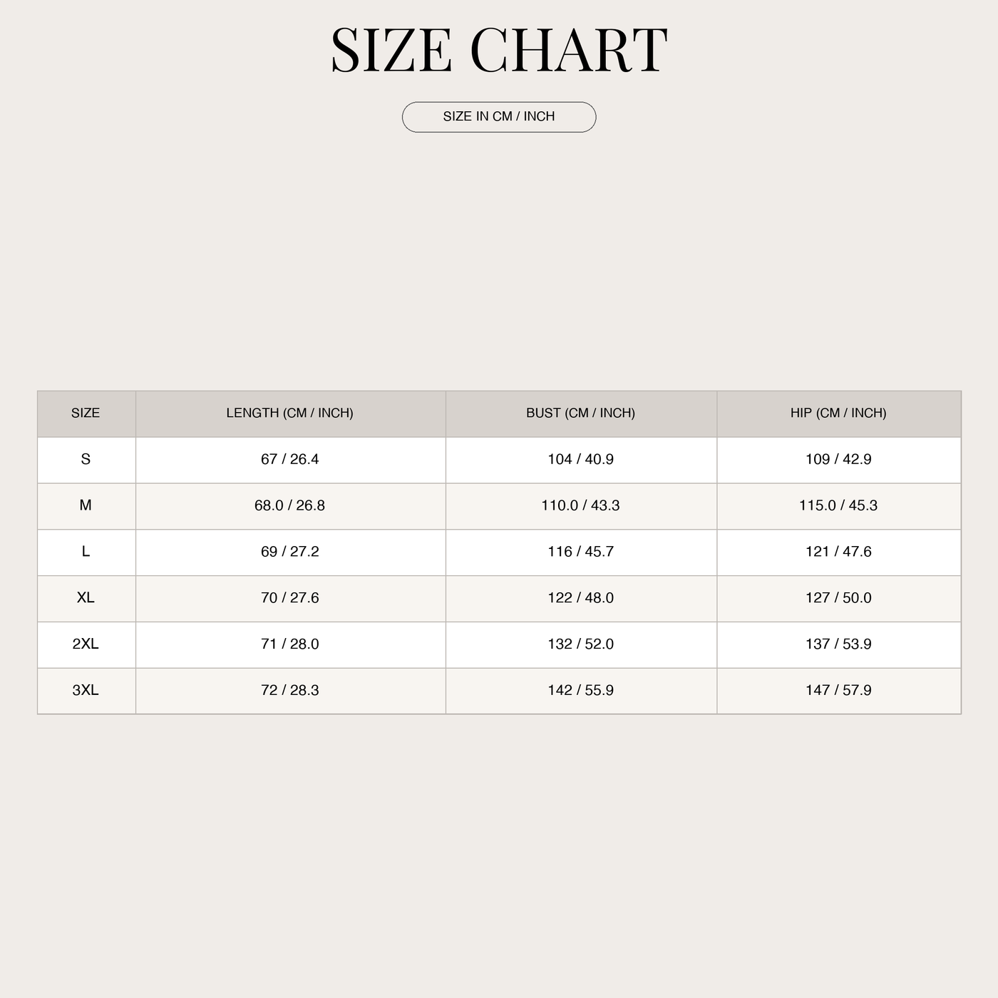 Women's Crepe Blouse – Cut-Out Details V-Neck size chart