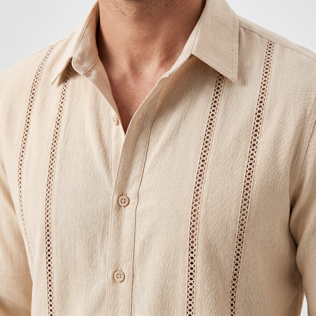Cuban_Linen_Shirt_with_vertical_stitching_for_Men_9