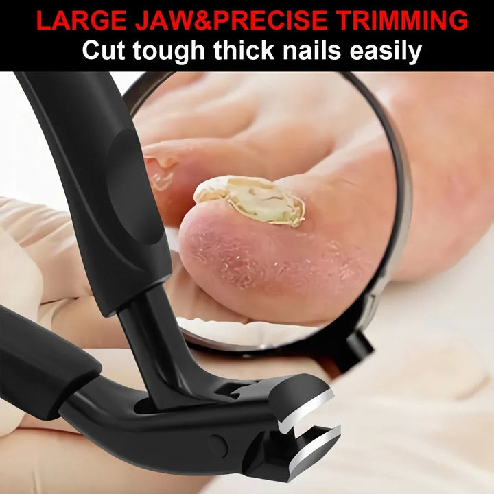 Coupe-ongles d'orteils incurvé – Lame en acier inoxydable avec étui 2