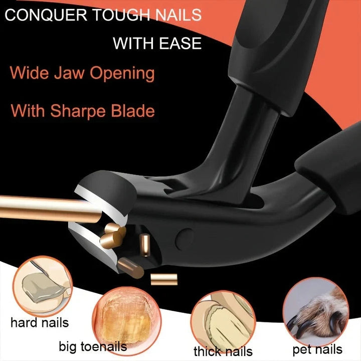 Coupe-ongles d'orteils incurvé – Lame en acier inoxydable avec étui 5