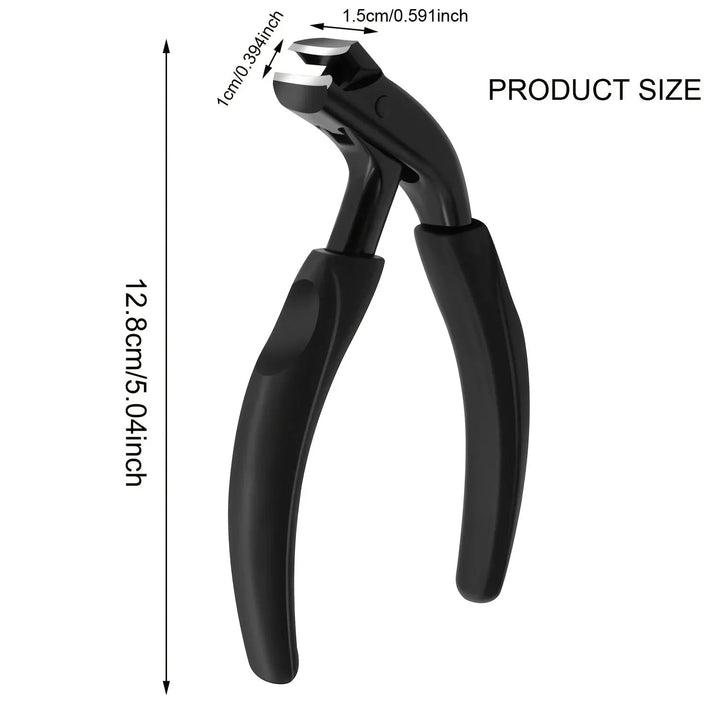 Coupe-ongles d'orteils incurvé – Lame en acier inoxydable avec étui 6