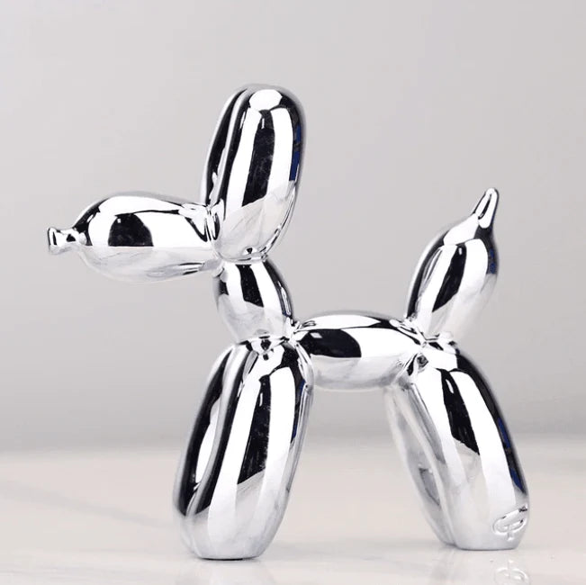 Decorative Balloon Dog Statue Sculpture – With Gloss Finish for Stylish Interiors 1