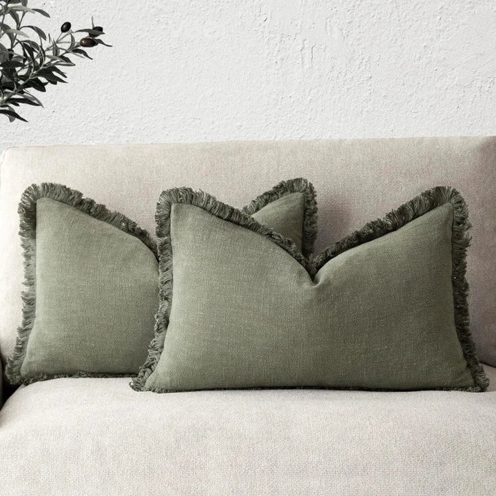 Decorative Cushion Covers – Cotton & Linen 2-Piece Set 3