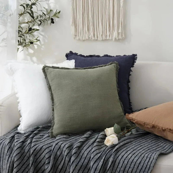 Decorative Cushion Covers – Cotton & Linen 2-Piece Set 4