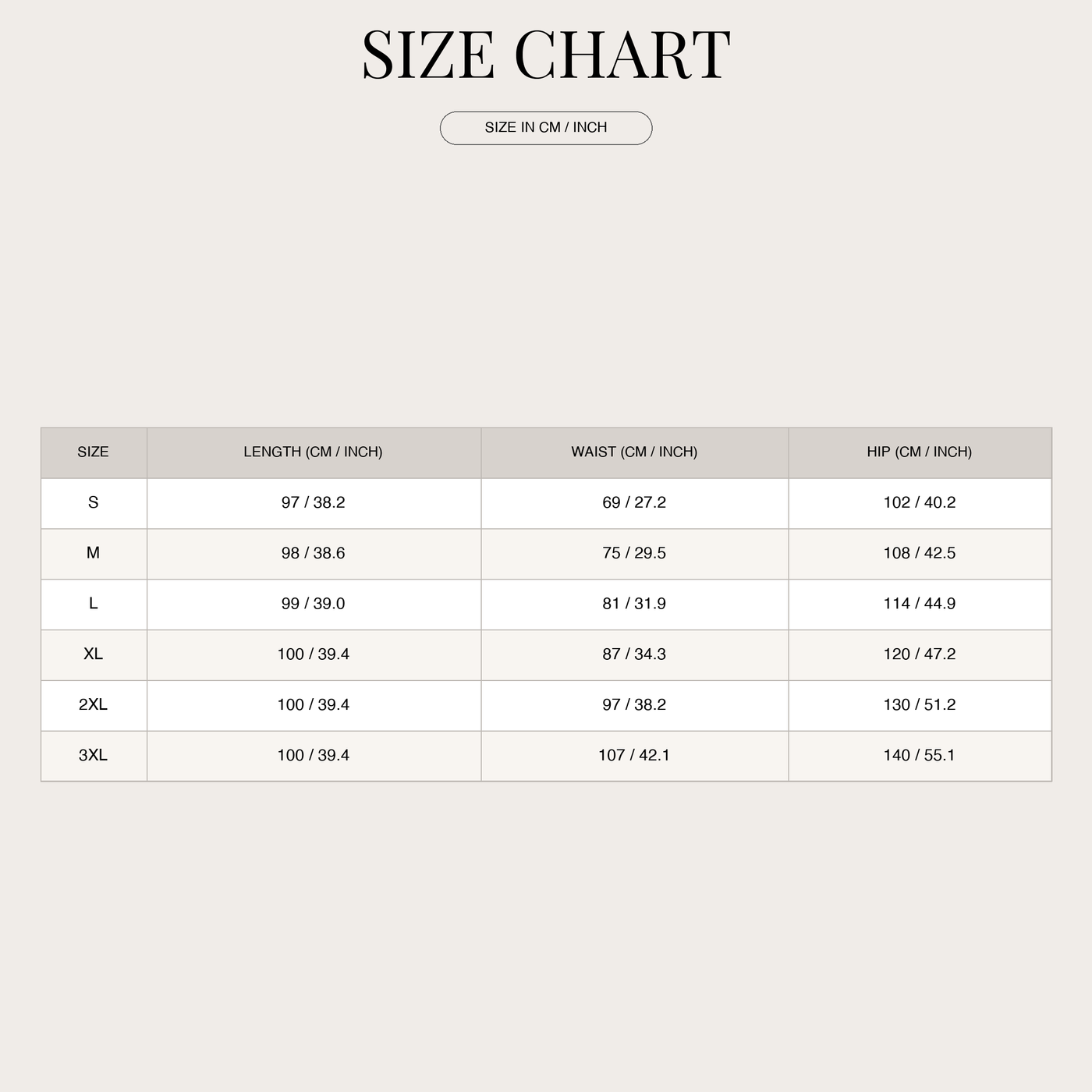Women's Denim Pants – Floral Wide Leg Cuffed Hem size chart