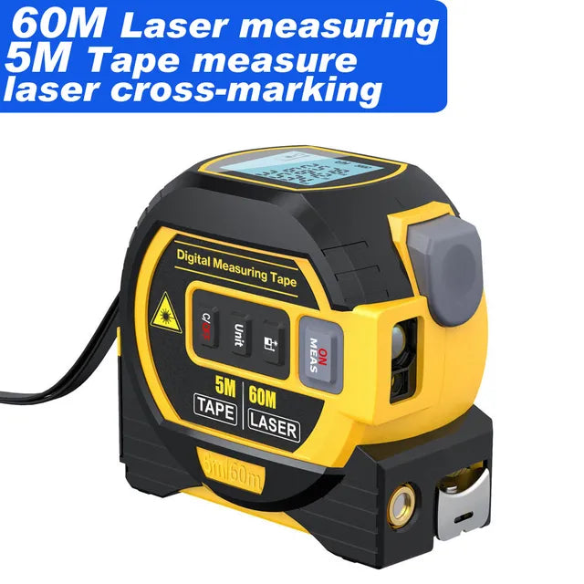 Digital Laser Tape Measure Rangefinder – Precise 3-in-1 Tool for Accurate Measurements 2