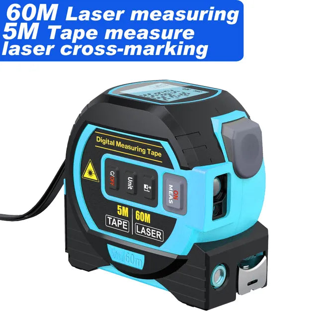 Digital Laser Tape Measure Rangefinder – Precise 3-in-1 Tool for Accurate Measurements 4