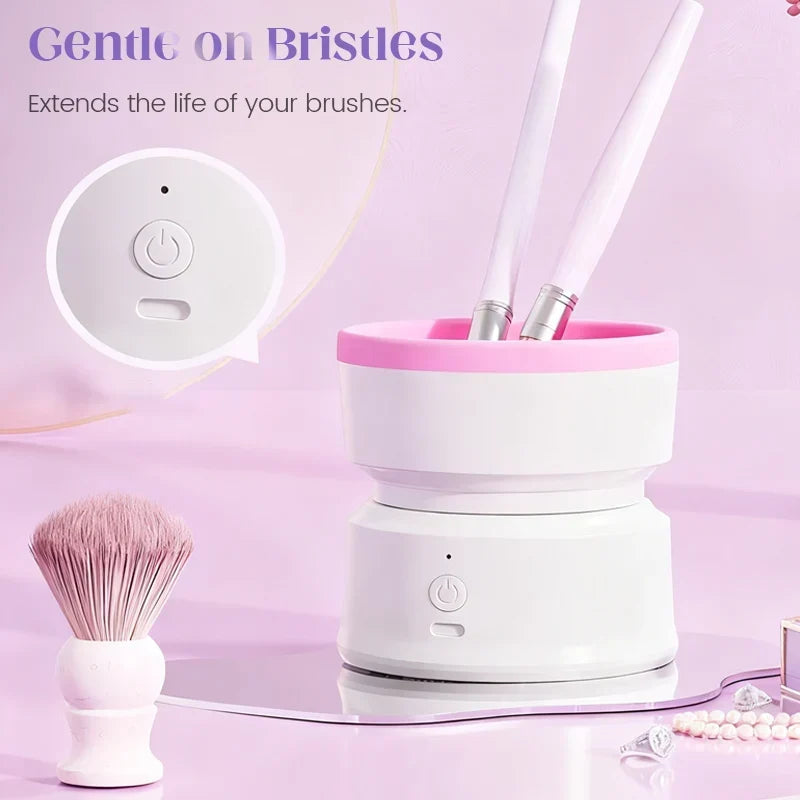 Electric Automatic Make-up Brush Cleaner and Dryer – Cleans and Dries Brushes in One Working Step 6