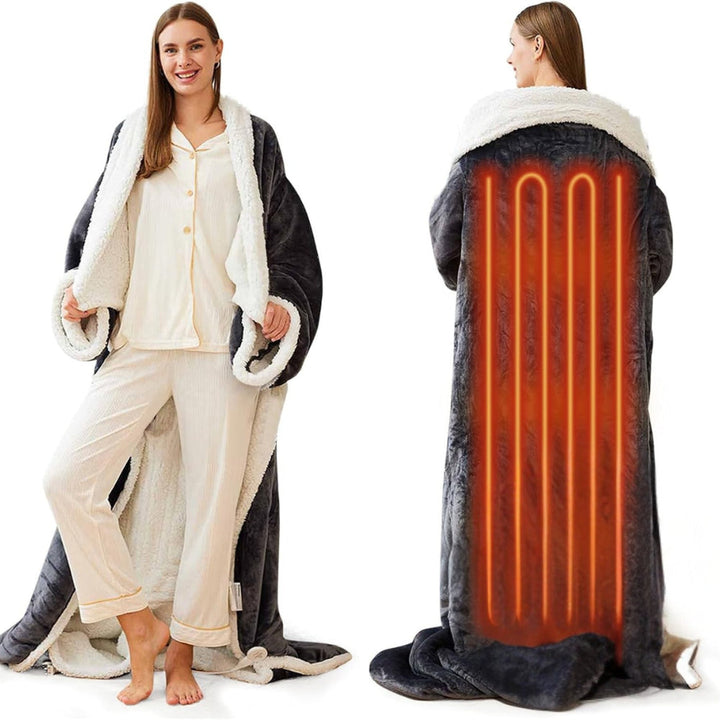 Electric Heating Blanket – Portable and Comfortable with Adjustable Temperature Levels 1