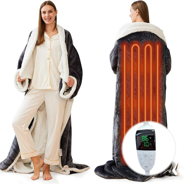Electric Heating Blanket – Portable and Comfortable with Adjustable Temperature Levels 2