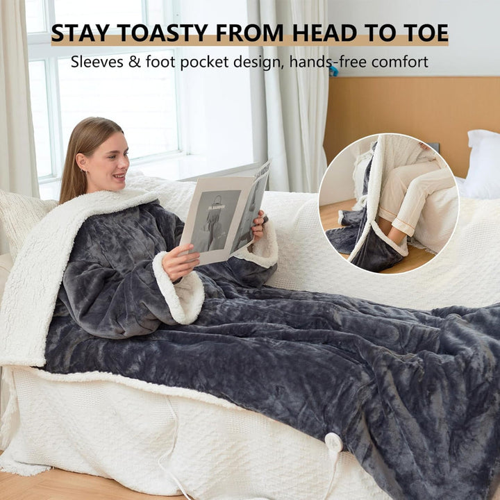 Electric Heating Blanket – Portable and Comfortable with Adjustable Temperature Levels 3
