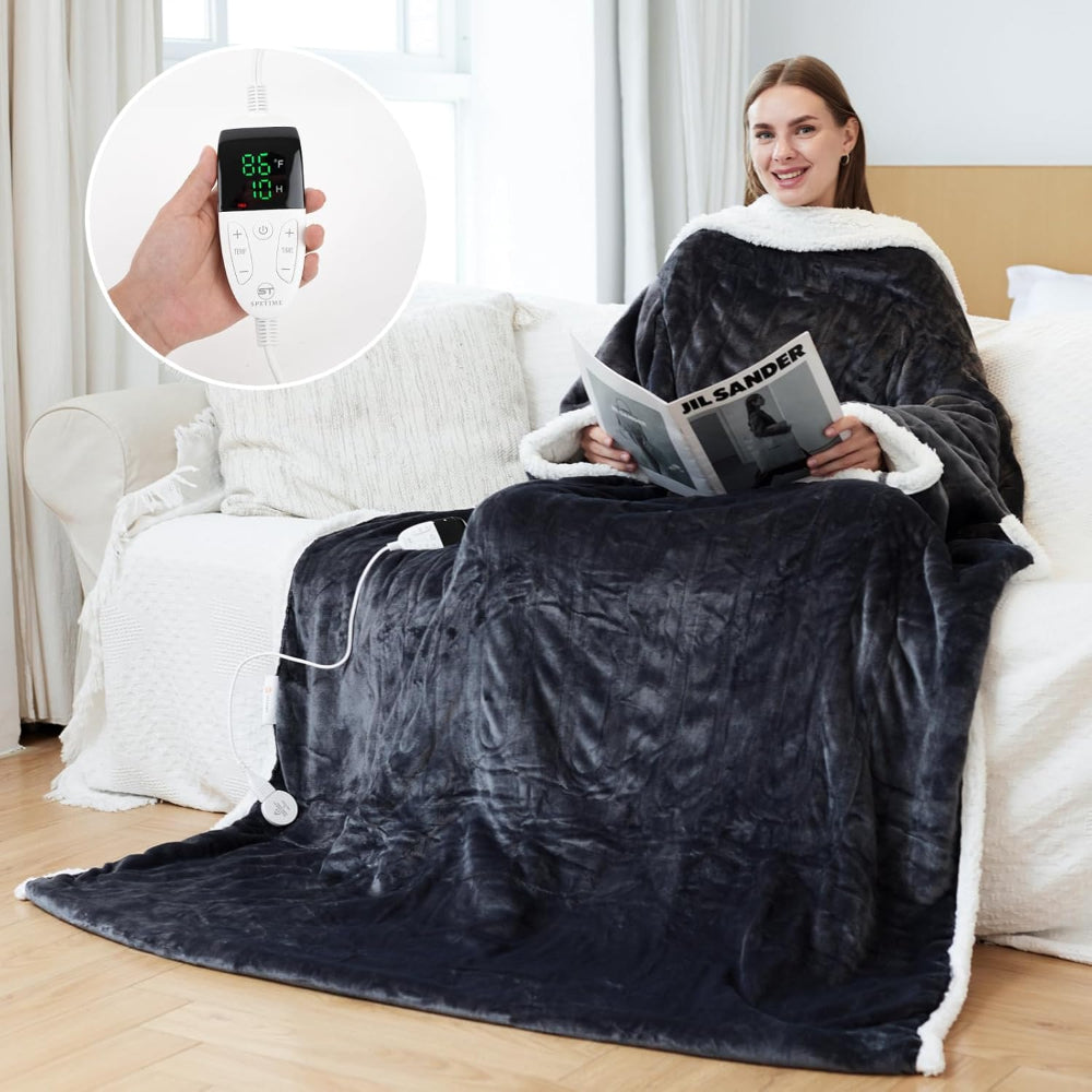 Electric Heating Blanket – Portable and Comfortable with Adjustable Temperature Levels 8