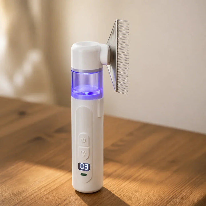 Electric Pet Hair Brush – With Integrated Collection Container for Collecting Loose Hair 3
