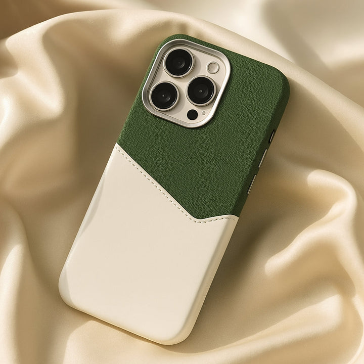 Elegant iPhone Case – Genuine Leather & MagSafe-Compatible Design 13