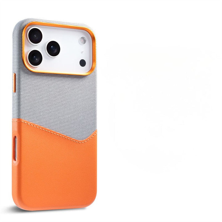 Elegant iPhone Case – Genuine Leather & MagSafe-Compatible Design 16