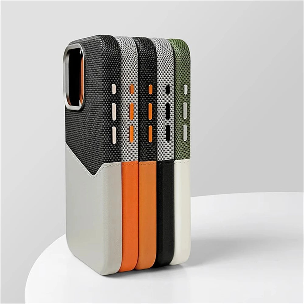 Elegant iPhone Case – Genuine Leather & MagSafe-Compatible Design 2