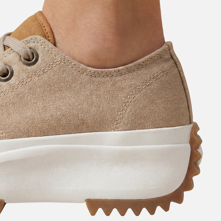Elevated Textile Kicks with Sculpted Sole for Women