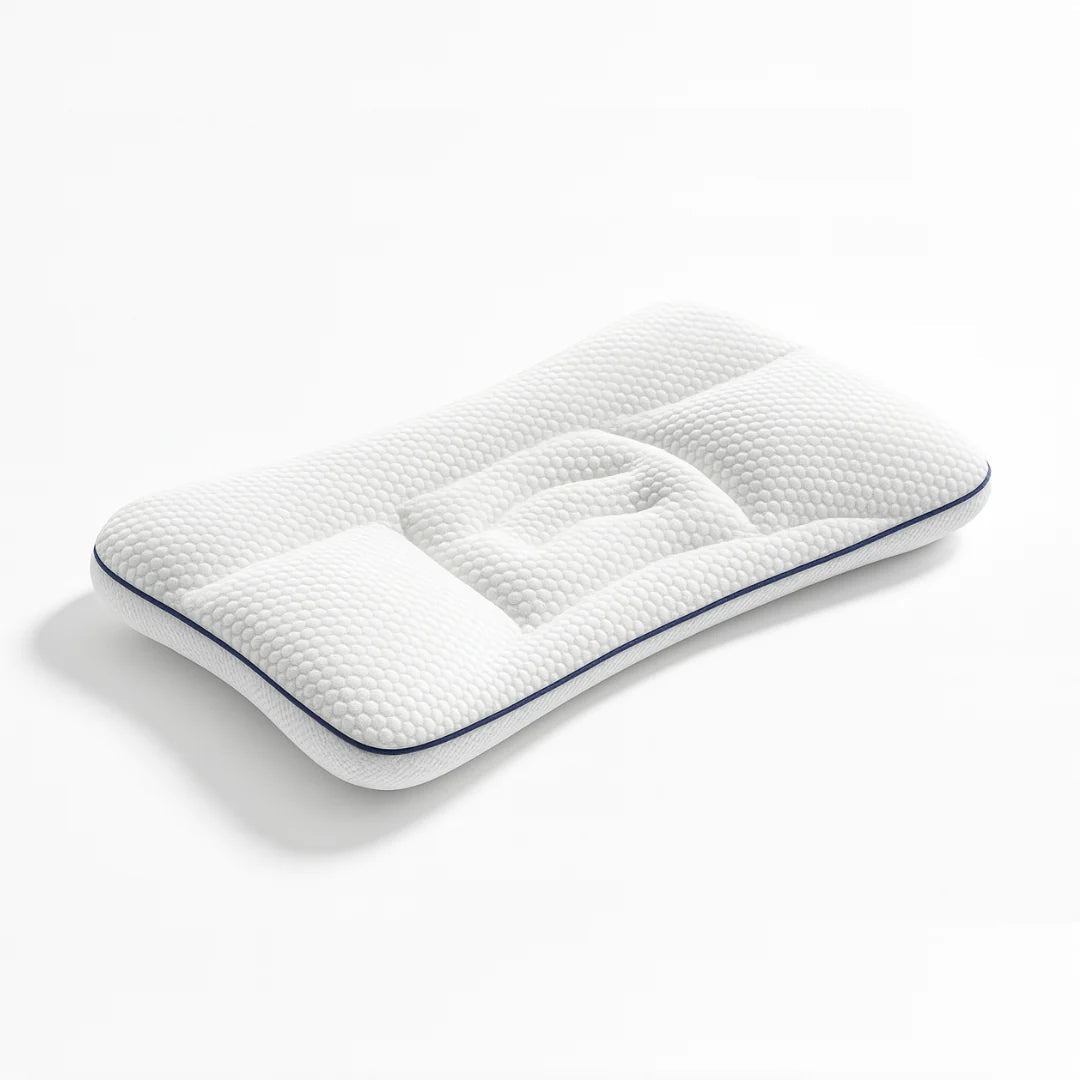Ergonomically Shaped Children's Pillow – With Breathable Cover for Neck and Head Support 2