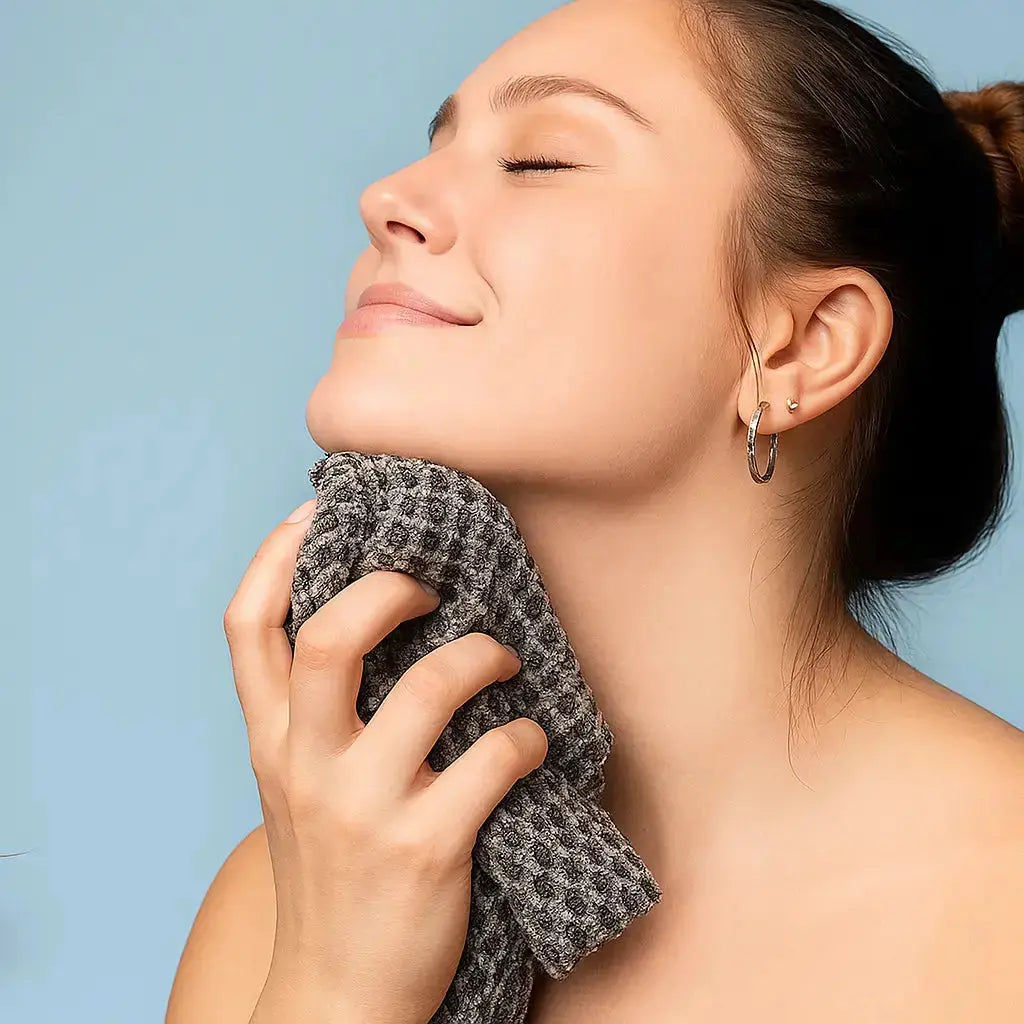 Extra Long Exfoliating Cloth – Bamboo Charcoal Fiber for the Shower 1