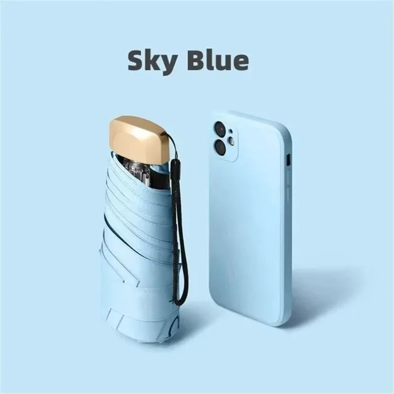 Foldable Pocket Umbrella – A Compact Design with UV-Protection and Wind-Repellent Attributes 12
