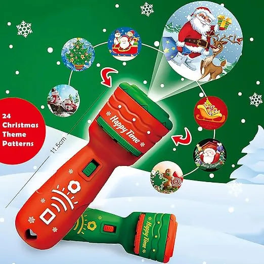 Fun Interactive Projection Lamp for Children – 2-in-1 Flashlight with 24 Motifs 17
