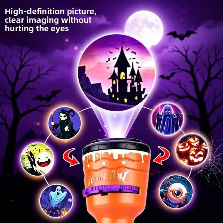 Fun Interactive Projection Lamp for Children – 2-in-1 Flashlight with 24 Motifs 5