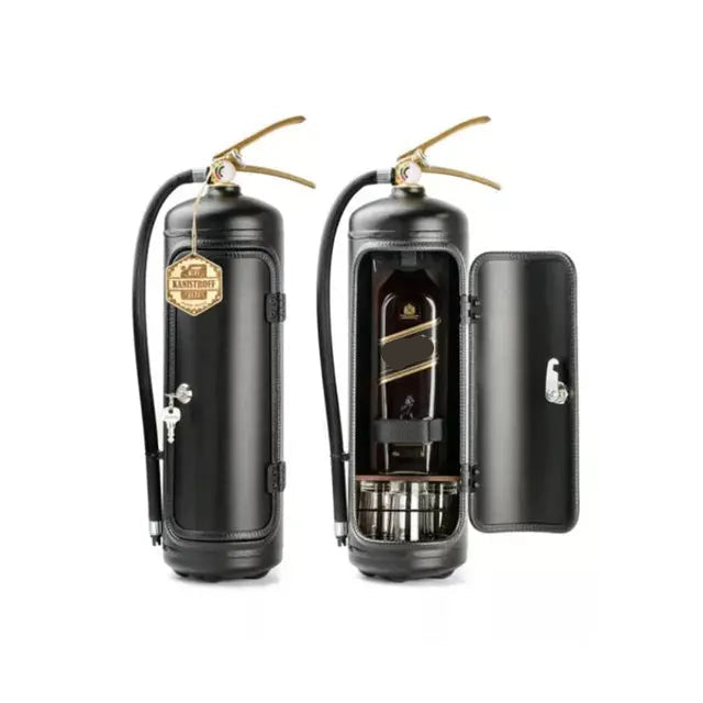Hidden Mini-Bar Bottle Holder – Fire Extinguisher-Shape with Secret Storage Space for Drinks 2